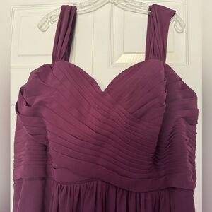 Plum Off the Shoulder Formal Dress size w20
